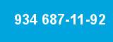 934 687-11-92